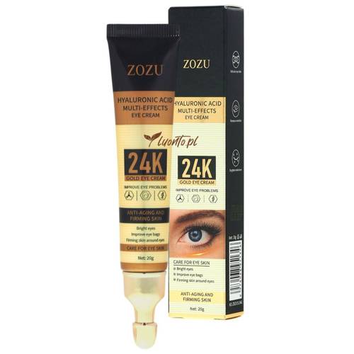 زوزو كريم عيون متعدد التأثيرات بحمض الهيالورونيك الذهبي عيار 24 قيراطًا 20 جم NO.ZOZU51346