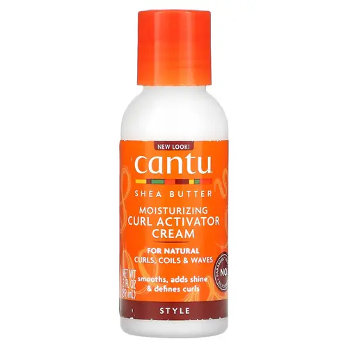 Cantu Shea Butter Moisturizing Curl Defining Cream for Natural Waves, Coils and Curls, 3 fl oz (89 ml)