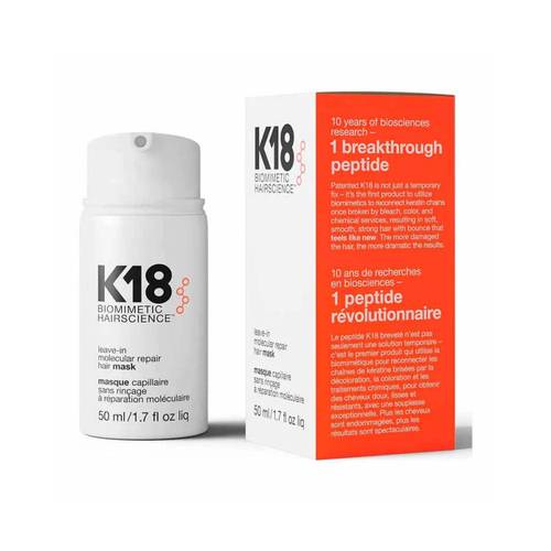 K18 Leave-In Repair Hair Mask Treatment to Repair Dry or Damaged Hair - 50 ml