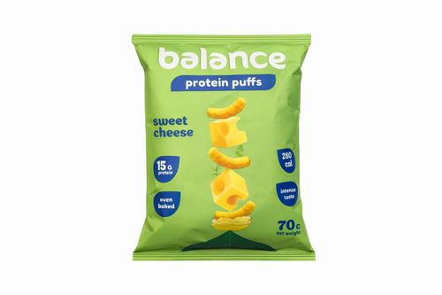 بايلانس بفّات البروتين – جبن حلو Balance Protein Puffs – Sweet Cheese
