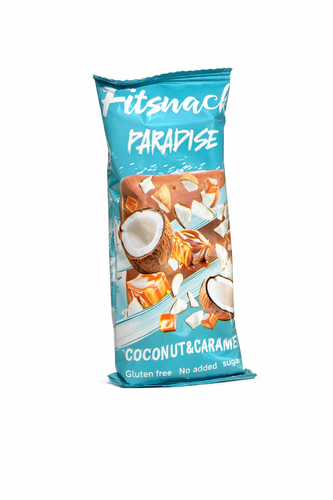 فيت سناك بارادايس – بار جوز الهند والكراميل FitSnack Paradise – Coconut & Caramel Bar