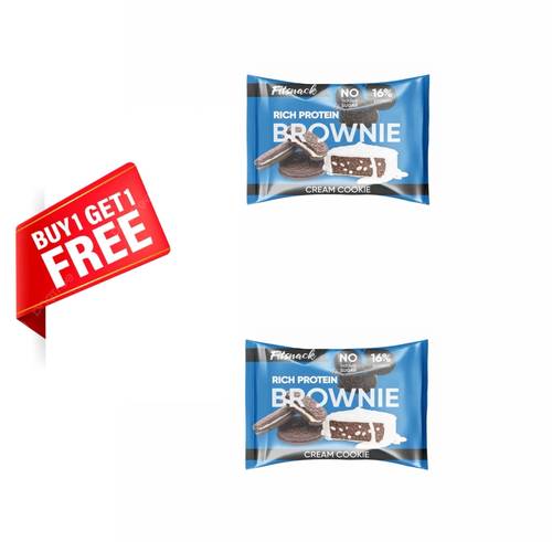 بروتين بار  BROWNIE كوكي كريم
