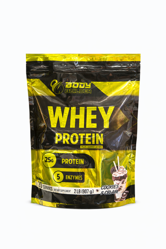 واي بروتين بودي بيلدر – كوكيز & كريم Body Builder Whey Protein – Cookies & Cream