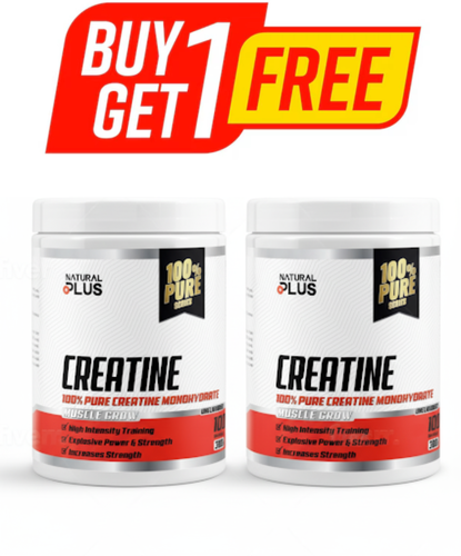 1+1 عرض كرياتين مونوهيدرات  creatine monohydrate 300g + 300g 