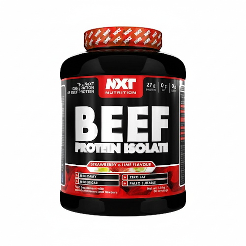  NXT BEEF 1.8KG  strawberry& limeبروتين بيف ان اكس تي بنكهه فرولا ليمون