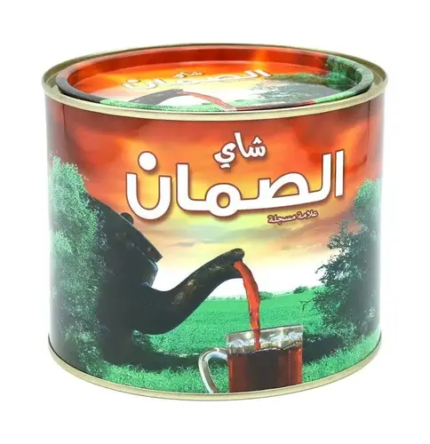 شاى الصمان فله علبة حديد مدور 360 جرام