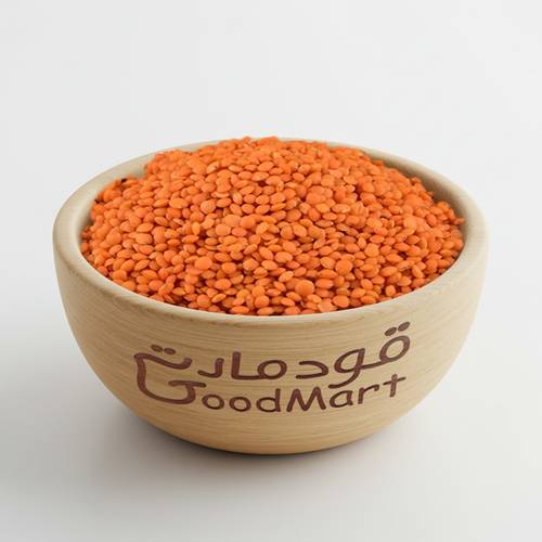 عدس احمر مجروش