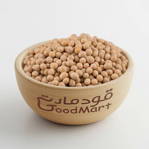 فول صويا حب غير محمص