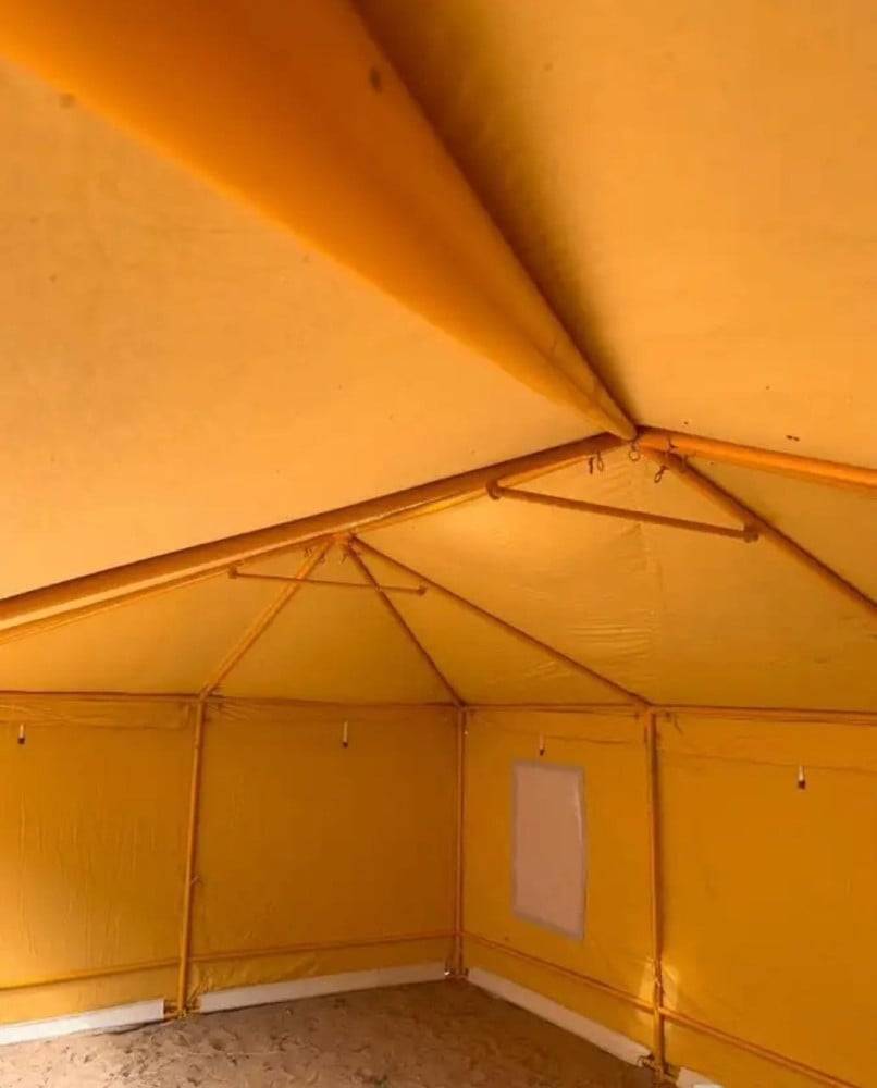 خيمة ملكية, خيمة رحلات, مقاس 4×6×4 متر,واجهه شفاف