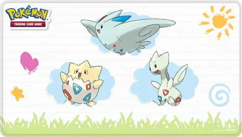 Pokemon Togepi Evolution Stitched Playmat