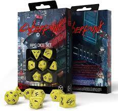 Cyberpunk Dice Set Danger Zone