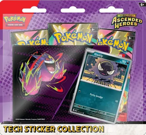 Pokemon Mega Evolution Ascended Heroes Tech Sticker Collection