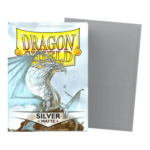 Dragon Shield Standard Size Silver Matte