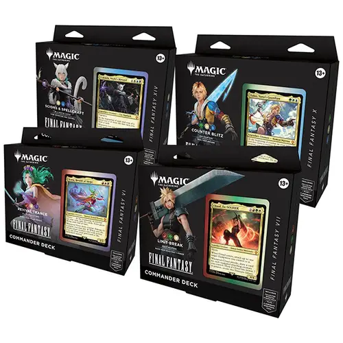 Magic The Gathering Final Fantasy Commander Decks