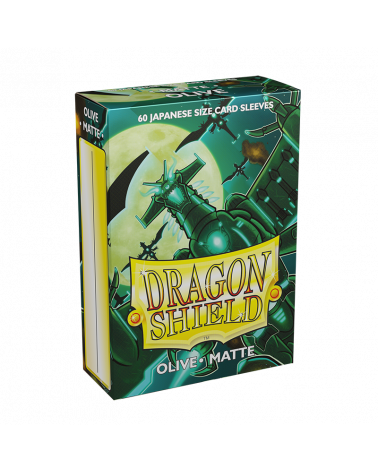 Dragon Shield Olive Matte Small Sizze