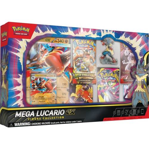 Pokemon Mega Lucario Ex Figure Box