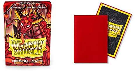Dragon Shield Small Size Crimson Matte