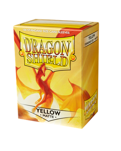 Dragon Shield Standard Size Yellow Matte