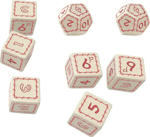 The One Ring RPG White Dice Set