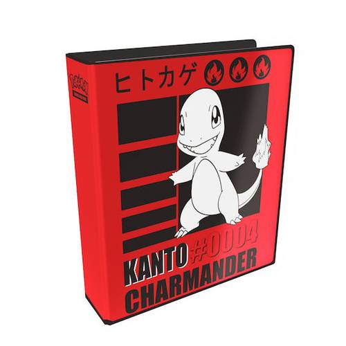 Pokemon Kanto Charmander 3 Ring Binder