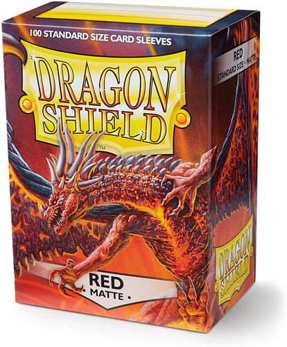 Dragon Shield Standard Size Red Matte