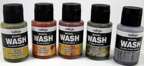 Vallejo Wash Colors