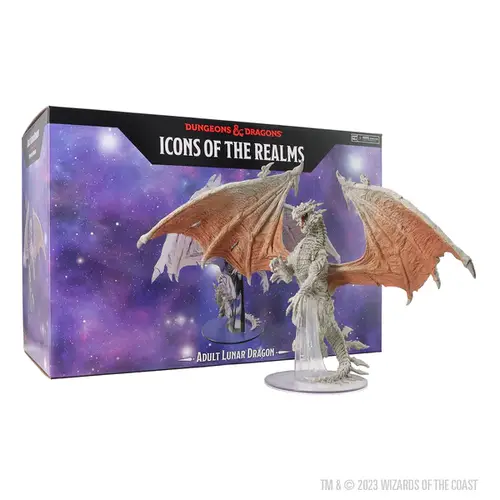 d&d icons of the realms adult Lunar dragon