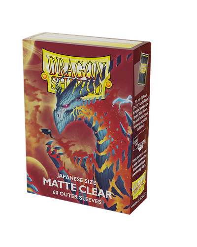 Dragon Shield Clear Matte Outer Sleeves Small Size