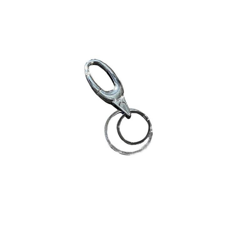 Metal Key Holder Set with Large Clip and Key Ring