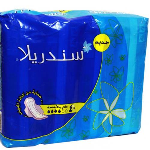 سندريلا الحجم العادي بالأجنحة 40 فوطة صحية