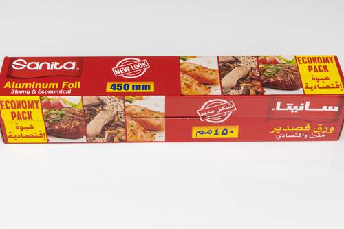 سانيتا رول قصدير متين و اقتصادي 45 سم