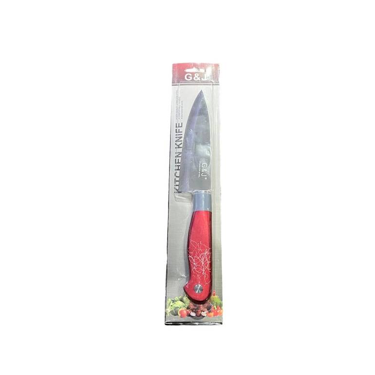 Sharp Steel Kitchen Knife with Decorated Handle (6 Inch)