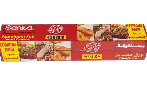 سانيتا رول قصدير متين و اقتصادي 45 سم
