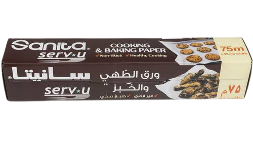 سانيتا ورق الطهي والخبز والزبدة ( 45 سم × 75 م)