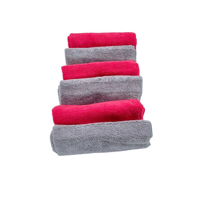 LIAO Multicolor Microfiber Cloths – 6 PCS
