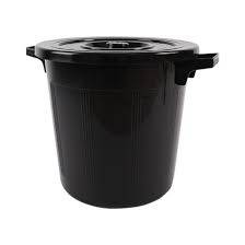 سطل بلاستك 40لتر اسود (متوفر بالرياض فقط)
