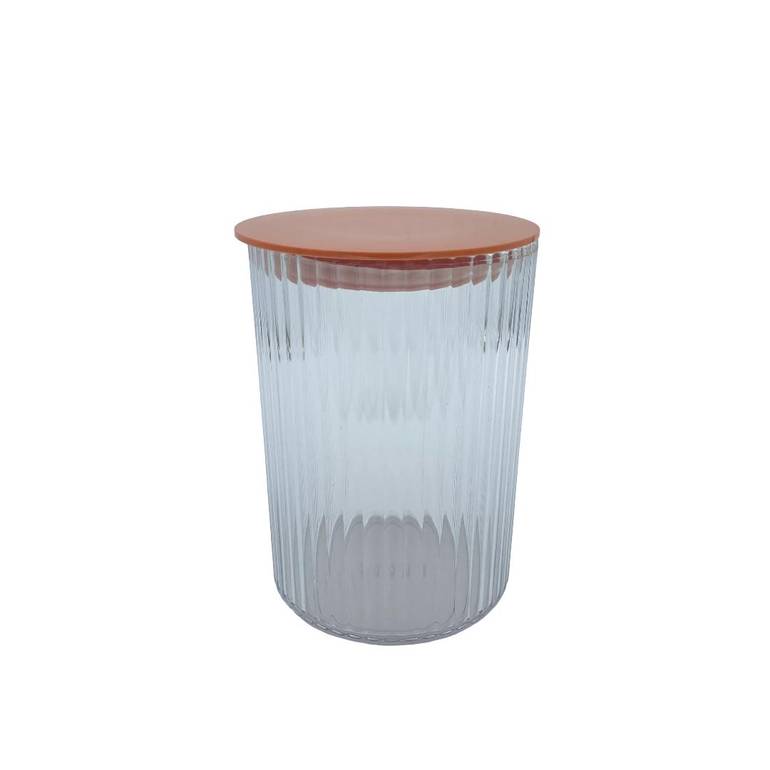 Reinforced Plastic Container with Orange Lid