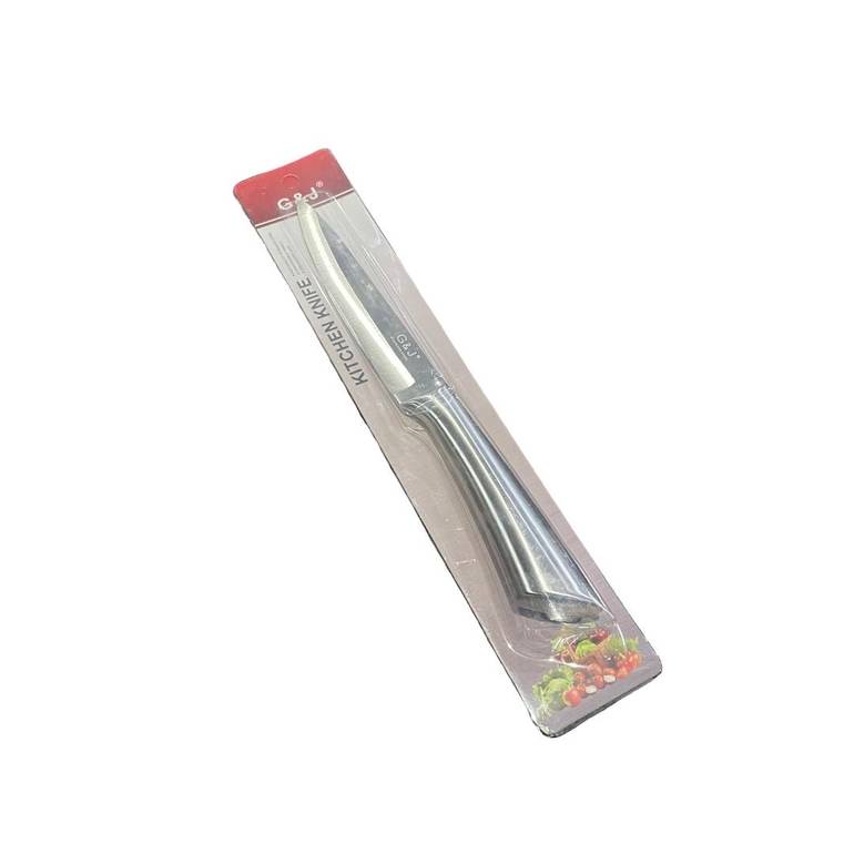 Sharp Steel Kitchen Knife with Wooden Handle