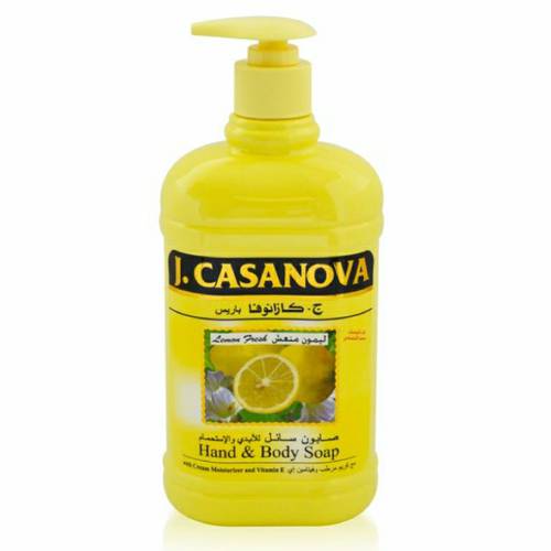 صابون يد كازانوفا 500مل برائحة الليمون