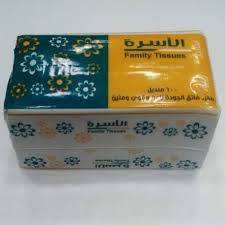مناديل الاسرة فلة4*10(600حبة)