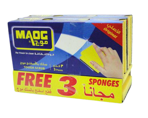 اسفنج موج بالسلك العدد 6+3 = 9