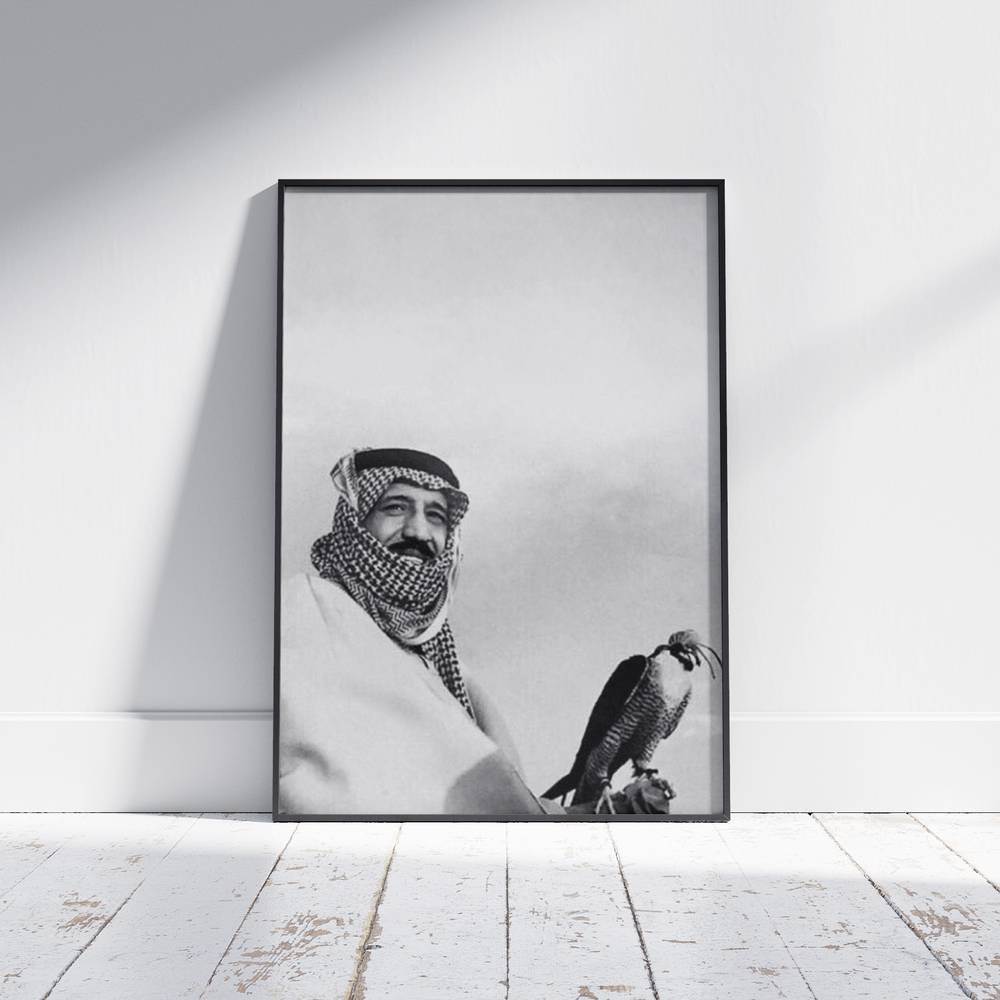 لوحة للملك سلمان