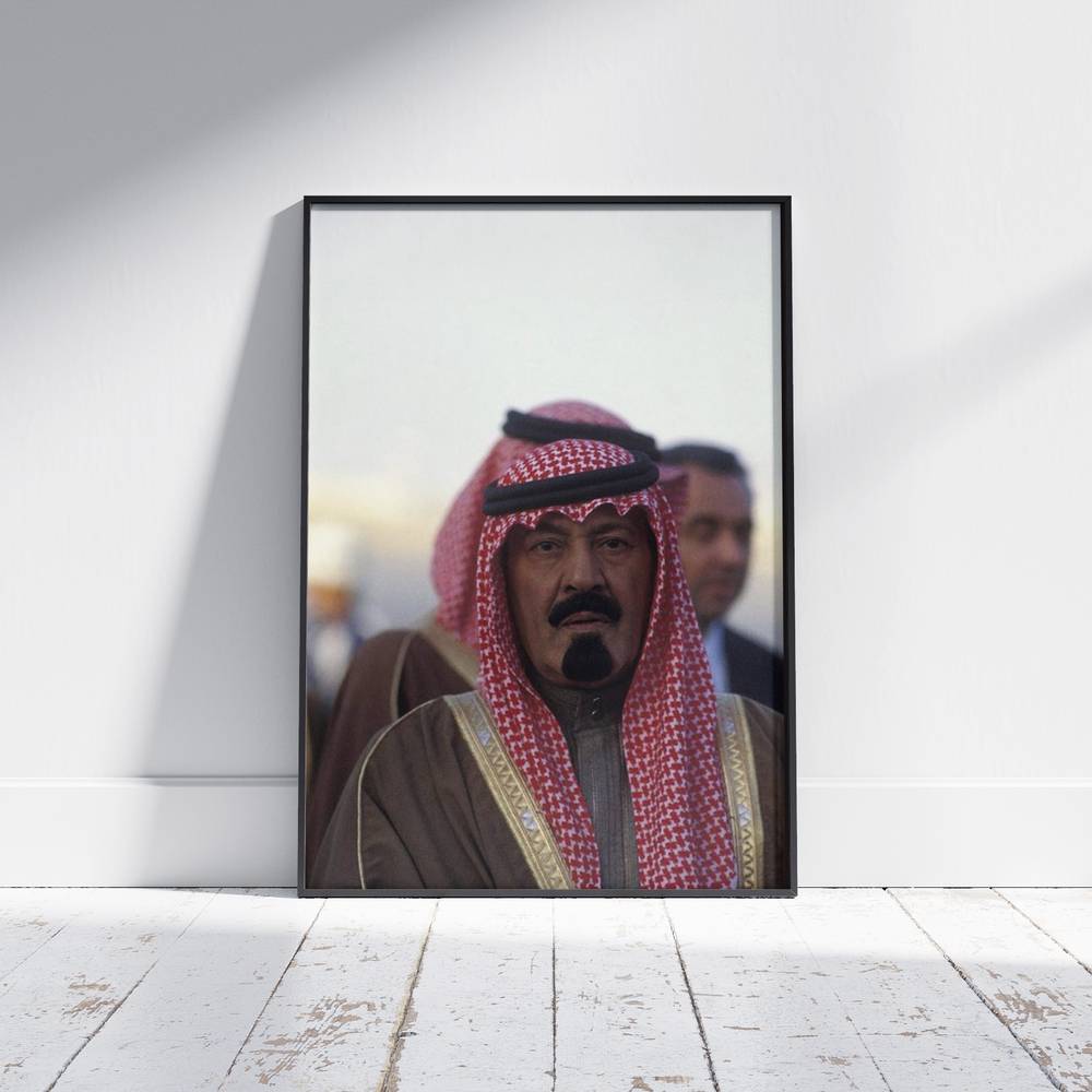 لوحة للملك عبدالله