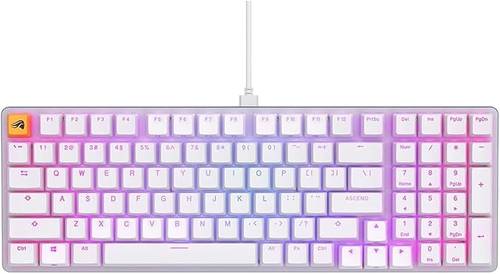 Glorious GMMK2 96% Arabic Mechanical Gaming Keyboard White