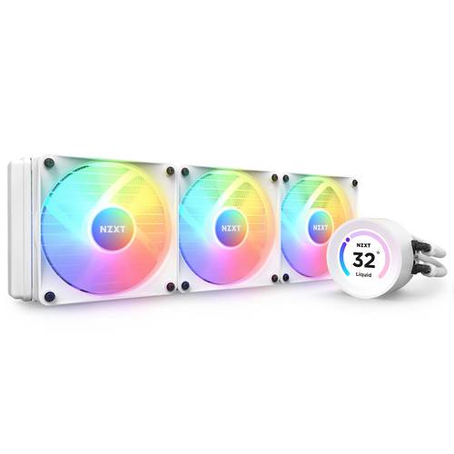 NZXT Kraken Elite 360 RGB Liquid Cooler with Display White