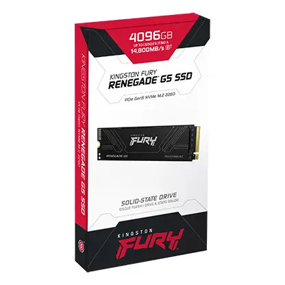Kingston FURY RENEGADE G5 SSD 4TB M.2 2280 NVMe PCIe 5.0