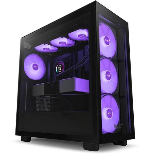 NZXT H7 Elite Mid-Tower RGB Case Black