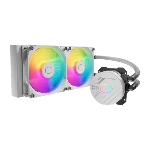 Cooler Master MasterLiquid 240L Core ARGB CPU Liquid Cooler White