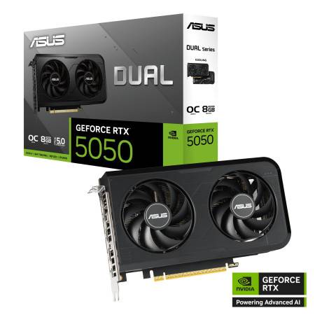 ASUS Dual GeForce RTX™ 5050 8GB GDDR6 OC Edition