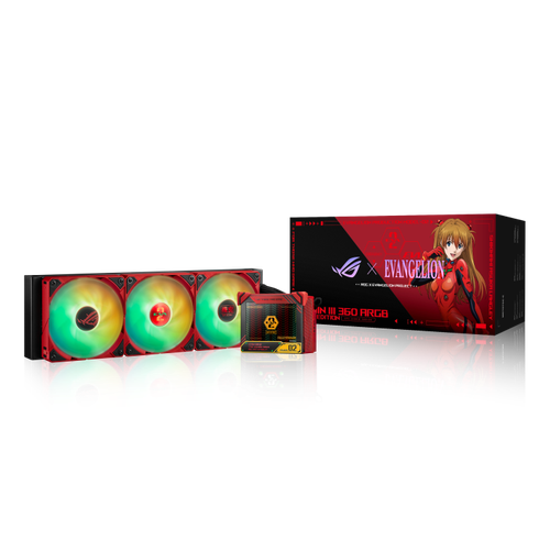 اسوس ROG Ryujin III 360 ARGB EVA-02 EDITION مبرد مائي للمعالج مع شاشة LCD